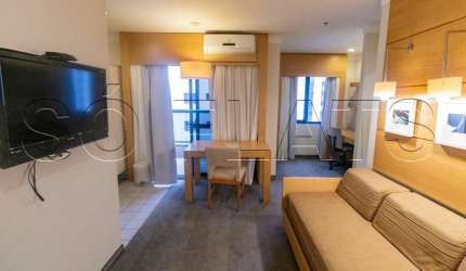 Flat Nobile Suites Congonhas 44m² 1 dormitório 1 vaga de garagem para locação.