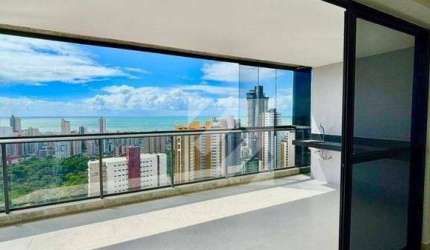 Apartamento com 4 dormitórios à venda, 207 m² por R$ 2.650.000 - Miramar - João Pessoa/PB