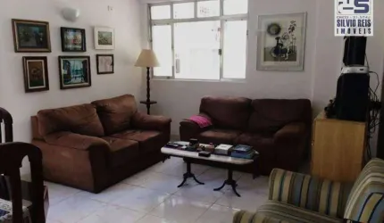 Apartamento com 2 dormitórios à venda, 90 m² por R$ 500.000,00 - Boqueirão - Santos/SP
