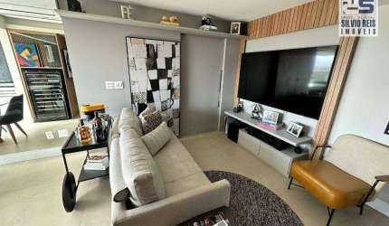 Apartamento com 2 dormitórios à venda, 52 m² por R$ 1.190.000,00 - Embaré - Santos/SP