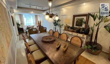 Apartamento com 2 dormitórios à venda, 120 m² por R$ 1.300.000,00 - Aparecida - Santos/SP