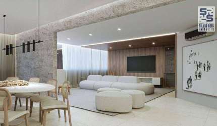 Apartamento com 3 dormitórios à venda, 223 m² por R$ 2.600.000,00 - Boqueirão - Santos/SP