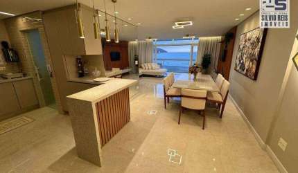 Apartamento com 3 dormitórios à venda, 120 m² por R$ 2.500.000,00 - Gonzaga - Santos/SP