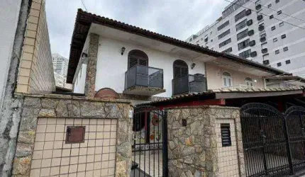 Casa com 6 dormitórios à venda, 251 m² por R$ 2.400.000 - Ponta da Praia - Santos/SP