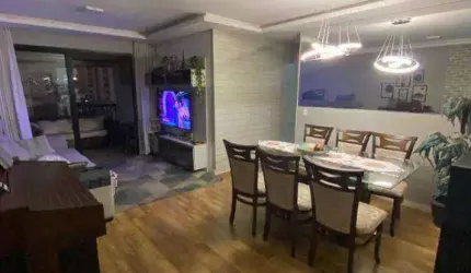 Apartamento 83m²., 3 Dorm, 1 suíte, varanda, Ettore Living metrô V. Prudente