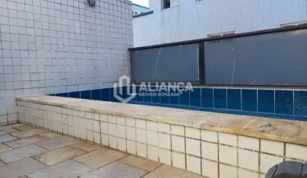 Cobertura com 2 dormitórios para alugar, 110 m² por R$ 5.0500,00/mês - Gonzaga - Santos/SP
