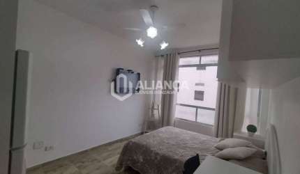 Apartamento 1 quarto para alugar, 35 m² por R$ 2.500/mês - Gonzaga - Santos/SP