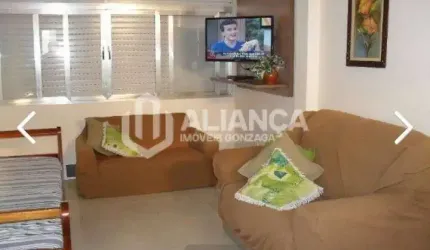 Apartamento 2 dormitórios com 1 vaga demarcada
