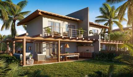 Casa 3/4 sendo 2 suites com garden e 2 vagas - Alto da Enseada Praia do Forte