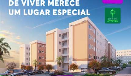 SOLAR DAS AMOREIRAS - Apartamento 2/4 e 1 vaga