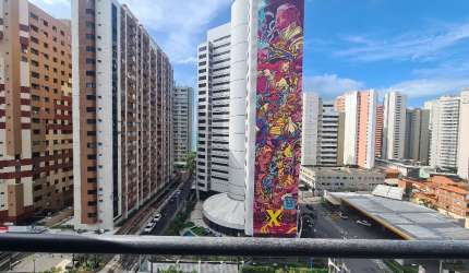 Apartamento 1 Quarto no Edifício San Martin – Avenida Abolição, Fortaleza