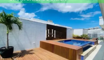 Cobertura Mobiliada no Mônaco Barra