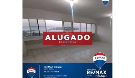 Apartamento com 3 quartos, sendo 1 suíte, 1 vaga, e Portaria 24h, para locação na Praia do Canto.
