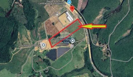 Terreno à venda com 47mil m² e 100m de frente para a BR 101 na Serra