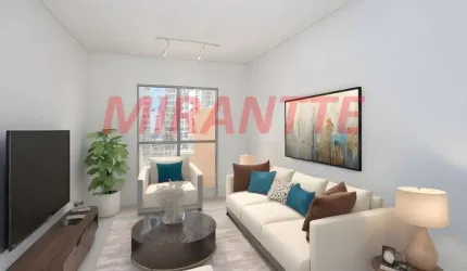 Apartamento de 59m² com 2 quartos em Santana