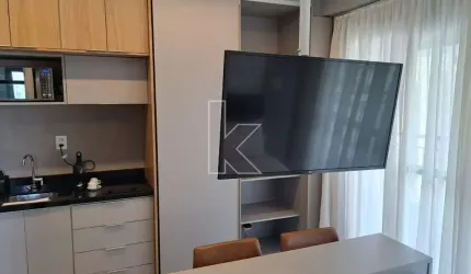 Apartamento com 1 quarto à venda na Alameda Iraé, 664, Moema, São Paulo por R$ 604.000