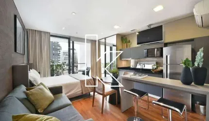 Apartamento com 1 quarto à venda na Rua Elvira Ferraz, 251, Vila Olímpia, São Paulo por R$ 980.000