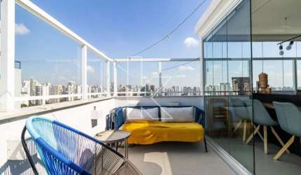 Cobertura com 2 quartos à venda na Rua Afonso Bandeira de Melo, 209, Campo Belo, São Paulo por R$ 1.390.000
