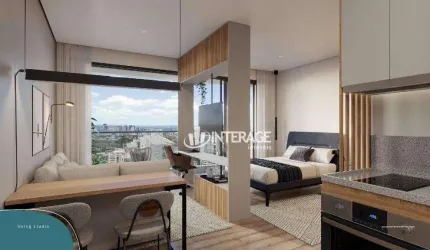 Studio com 1 dormitório à venda, 34 m² por R$ 412.390,00 - Cristo Rei - Curitiba/PR