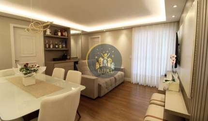 Apartamento Alto da Rua XV, reformado e decorado  no cond. Residencial Nações