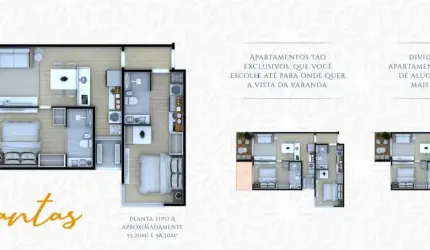 Apartamento para Venda em Natal, Petrópolis, 2 dormitórios, 2 suítes, 2 banheiros, 1 vaga