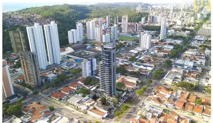 Apartamento para Venda em Natal, Petrópolis, 4 dormitórios, 4 suítes, 6 banheiros, 1 vaga