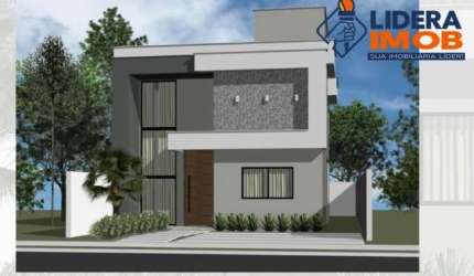 Casa residencial para Venda no condomínio Vila Florença, Catu de Abrantes, Camaçari, 4 suítes, 1 sala, 5 banheiros, 2 vagas, 160m² área total.