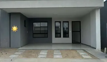 Casa residencial para Venda no Condomínio Dux Residence, no Sim, Feira de Santana, 3 quartos, sendo 1 suíte, 1 sala, 2 banheiros, 2 vagas 132m² área t