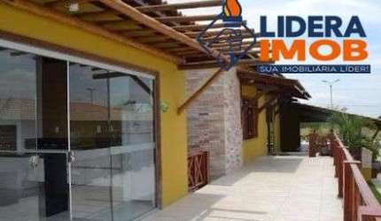Casa residencial para Venda em condominio fechado em Conceição do Jacuípe, 3 quartos sendo 1 suíte, 2 salas, 2 banheiros, 2 vagas 130 m² área construí