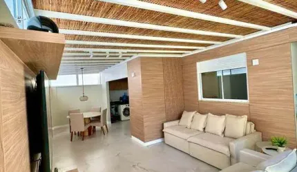 Apartamento residencial para Venda em condominio fechado, Buraquinho, Lauro de F, 2 quartos, 1 suíte, 1 sala, 2 banheiros, 1 , vaga, 127m² área total.