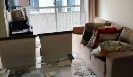 Apartamento residencial para Venda em condominio fechado, Pedra do Descanso, Feira de Santana, 3 quartos, 1 sala, 1 banheiro, 2 vagas 54 m² área total
