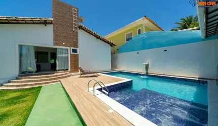 Casa residencial para Venda, em condominio fechado, Guarajuba (monte Gordo), Camaçari, 5 suítes, 2 salas, 6 banheiros, 10 vagas 1.000m² área total