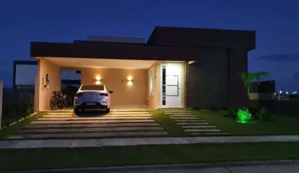 Casa Residencial para Venda, 4 Quartos, Suíte, 4 Vagas Garagem, Condomínio Terras Alphaville, no Jardim Limoeiro, em Camaçari, Área Total 320 m².