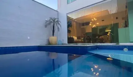 Casa na Cidade Nova, 4 Suítes, Varanda, Home Office, Área Gourmet, Piscina, para Venda, Cond Bosque Imperial, em Feira de Santana.