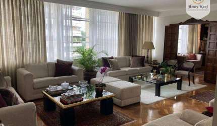 Apt.c/4 dormitórios (2 suítes) e 4 vagas, 275 m² - venda por R$ 2.590.000 ou aluguel por R$ 16.557/mês - Higienópolis - São Paulo/SP