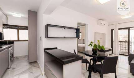Apartamento com 1 dormitório e 1 vaga para alugar, 42 m² por R$ 7.152/mês - Itaim Bibi - São Paulo/SP