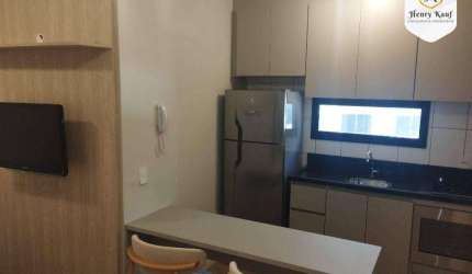 Apartamento com 1 dormitório para alugar, 28 m² por R$ 3.950,00/mês - Cidade Jardim - São Paulo/SP