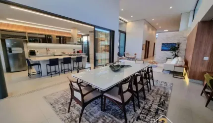 Casa em condomínio fechado com 4 quartos à venda na Avenida Diógenes Dolival Sampaio, 10, Jardins Munique, Goiânia por R$ 8.500.000