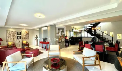 Cobertura duplex, 03 Suítes, Área Gourmet com Churrasqueira e SPA, Bigorrilho, Curitiba.