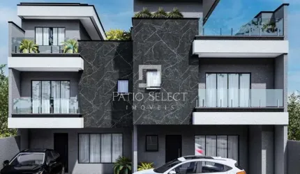 Sobrado triplex em condomínio na melhor região do bairro Água Verde