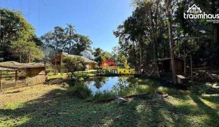 Sítio com 4 dormitórios à venda, 40000 m² por R$ 890.000,00 - Rega Dois - Pomerode/SC