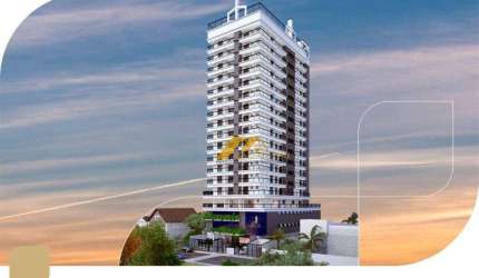 Apartamento 2 suítes, 1 vaga privativa. à venda, 90 m² por R$ 737.474 - Vila Guilhermina - Praia Grande/SP