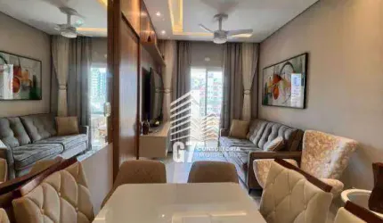 Apartamento com 2 dormitórios à venda, 52 m² por R$ 440.000,00 - Caiçara - Praia Grande/SP