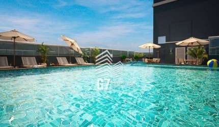 Apartamento com 1 dormitório à venda, 38 m² por R$ 374.400,00 - Vila Guilhermina - Praia Grande/SP
