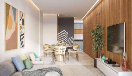 Apartamento com 2 dormitórios à venda, 80 m² por R$ 584.500,00 - Boqueirão - Praia Grande/SP