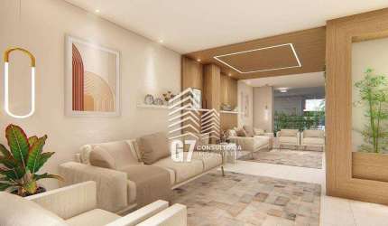 Apartamento com 3 dormitórios à venda, 125 m² por R$ 1.384.428 - Canto do Forte - Praia Grande/SP
