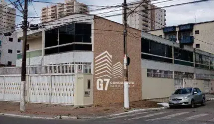 Sobrado com 3 dormitórios à venda, 123 m² por R$ 590.000,00 - Aviação - Praia Grande/SP