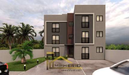 Apartamento à venda em Araucária-PR, bairro Campina da Barra: 1 quarto, 1 sala, 1 banheiro, 27,30m² de área!