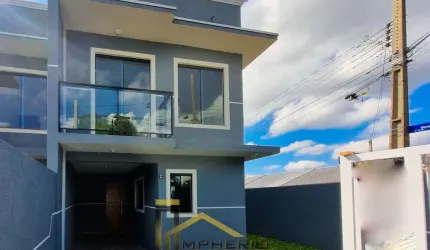 Imperdível: Casa à venda em Curitiba-PR, Campo de Santana, 2 quartos, 1 sala, 1 banheiro, 1 vaga, 60m². Venha conferir!