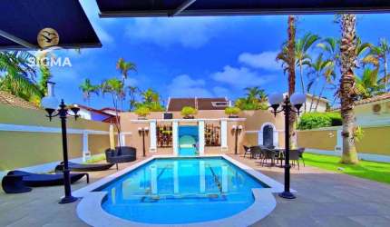 Casa com 4 dormitórios à venda, 380 m² por R$ 3.700.000,00 - Jardim Acapulco - Guarujá/SP